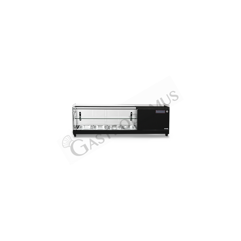 Vetrina tapas 4 bacinelle GN1/3 160 W L 1120 mm x P 395 mm x H 375 mm