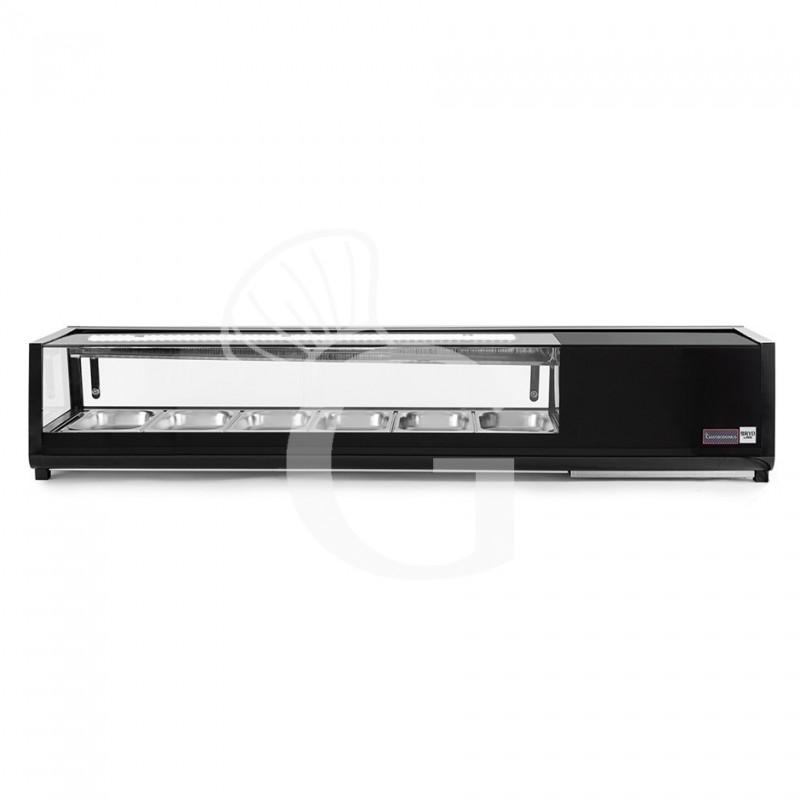 Vetrina sushi 6 bacinelle GN1/3 190 W L 1530 mm x P 425 mm x H 295 mm