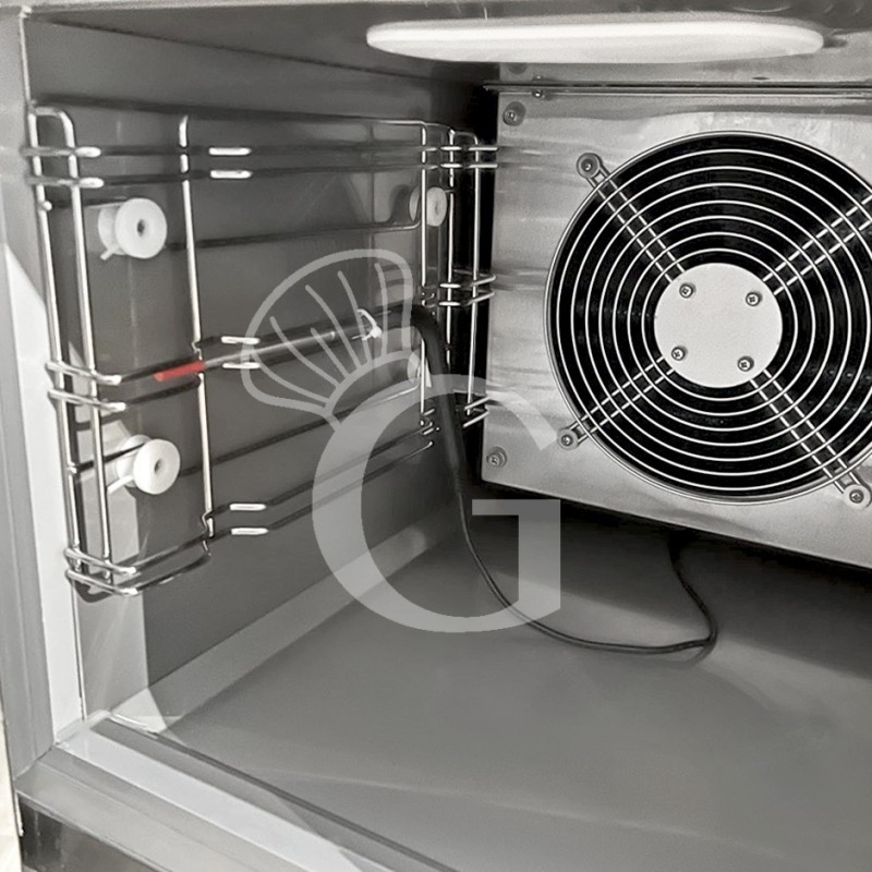 Abbattitore in acciaio inox monofase -18°/+3°C - 3 teglie o griglie GN 2/3