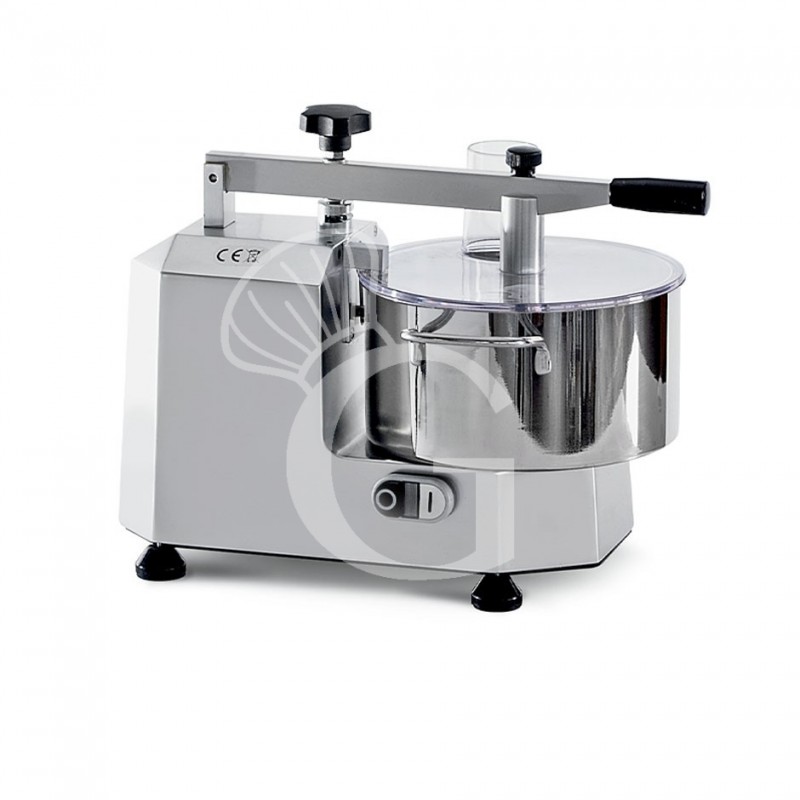 Cutter monofase con 1 velocità - capacità 3 litri e potenza 375 W, 1400 rpm