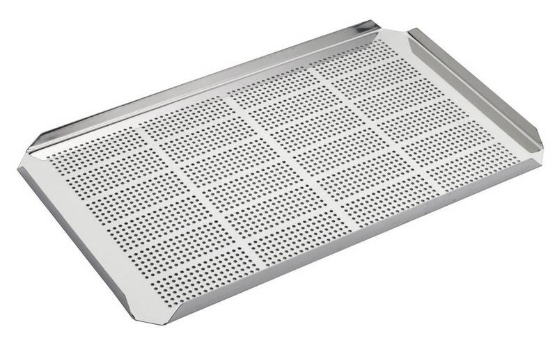 Falso fondo forato in acciaio inox GN 1/1 - 260 mm x 470 mm