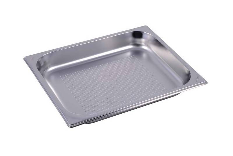 Bacinella forata in acciaio inox GN1/2 L 325 mm x P 265 mm x H 40 mm