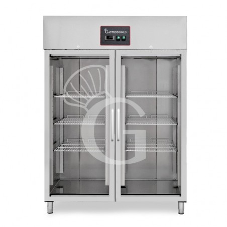 Armadio refrigerato ventilato 2 porte vetro -2°C/+8°C 1333 LT Armadio refrigerato ventilato 2 porte vetro -2°C/+8°C 1333 LT