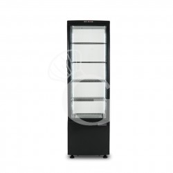 Espositore Refrigerato Ventilato Bibite 235 LT 0°C/+12°C color nero classe energetica B