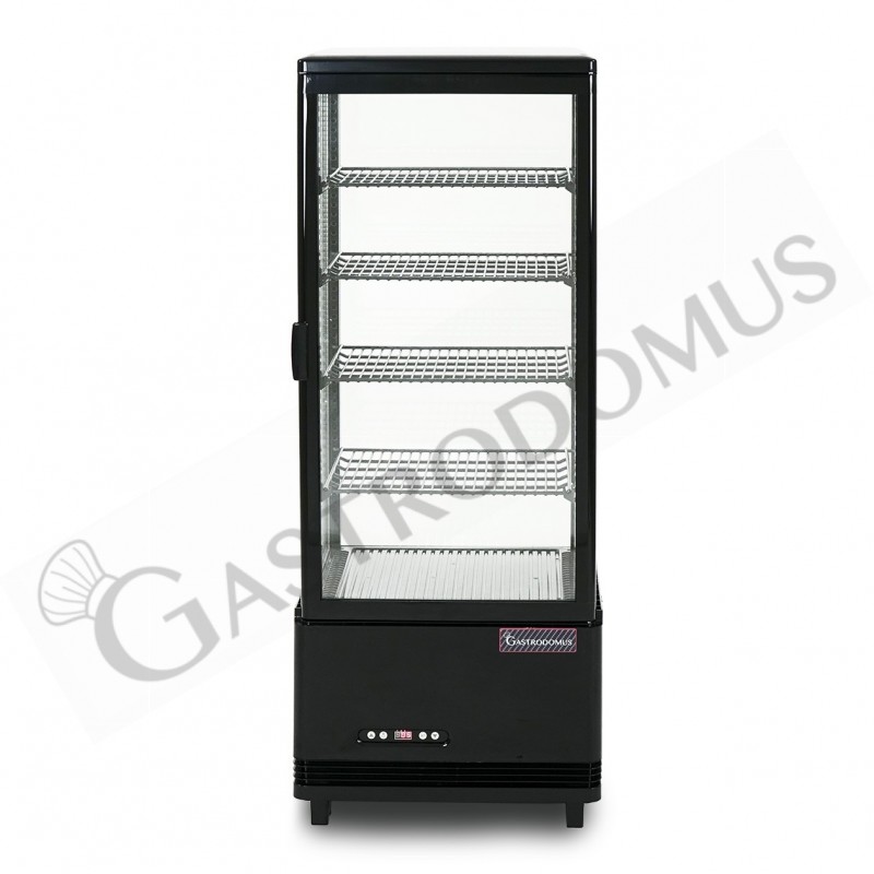Espositore Refrigerato Ventilato Bibite 98 LT +0°C/+12°C color nero classe energetica C Espositore Refrigerato Ventilato Bibite 98 LT +0°C/+12°C color nero classe energetica C