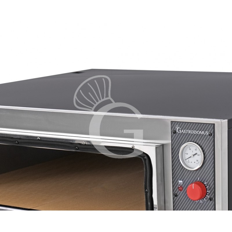 Forno Elettrico porta vetro 4 teglie 600x400 o 12 pizze diametro 350 mm 2 camere controllo meccanico