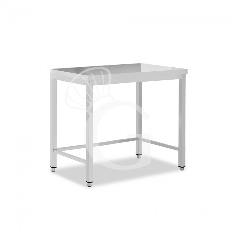 Tavolo inox L 800 mm x P 700 mm x H 865 mm