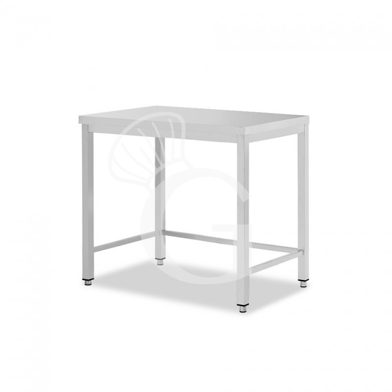 Tavolo inox L 800 mm x P 700 mm x H 865 mm