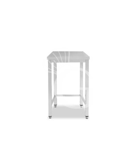 Tavolo inox L 400 mm x P 700 mm x H 850 mm