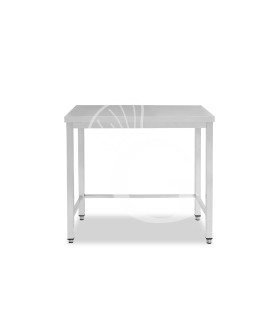 Tavolo inox L 800 mm x P 800 mm x H 850 mm