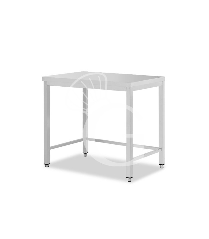 Tavolo inox L 800 mm x P 800 mm x H 850 mm