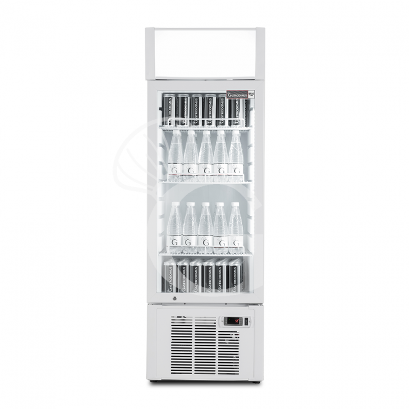 Frigo Bibite Ventilato 1 porta con Canopy 181 LT 2°C/+8°C colore bianco