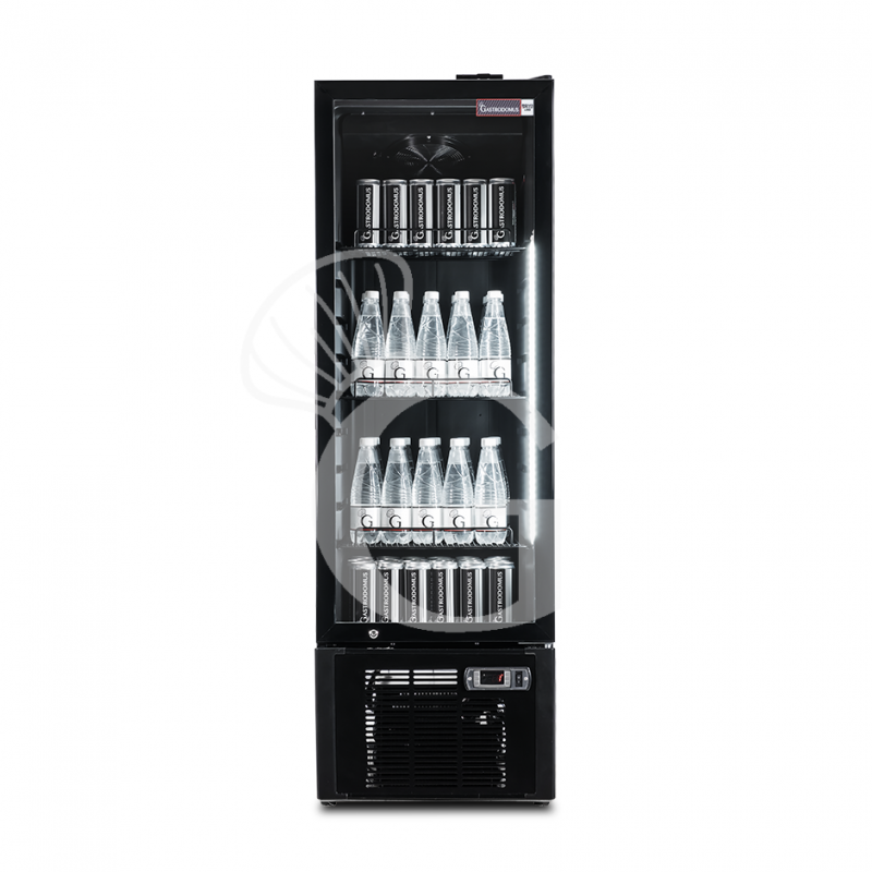Frigo Bibite Ventilato 1 porta 189 LT 2°C/+8°C colore nero