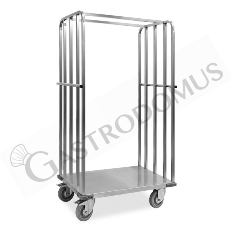 Carrello "roll container" con base+2 sponde, 2 cinghie - L 720 mm x P 810 mm x H 1800 mm Carrello "roll container" con base+2 sponde, 2 cinghie - L 720 mm x P 810 mm x H 1800 mm