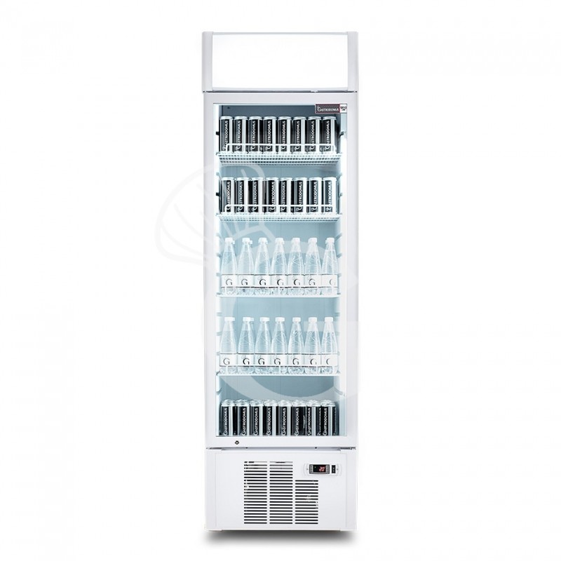 Frigo Bibite Ventilato 1 porta con Canopy 348 LT 2°C/+8°C colore bianco