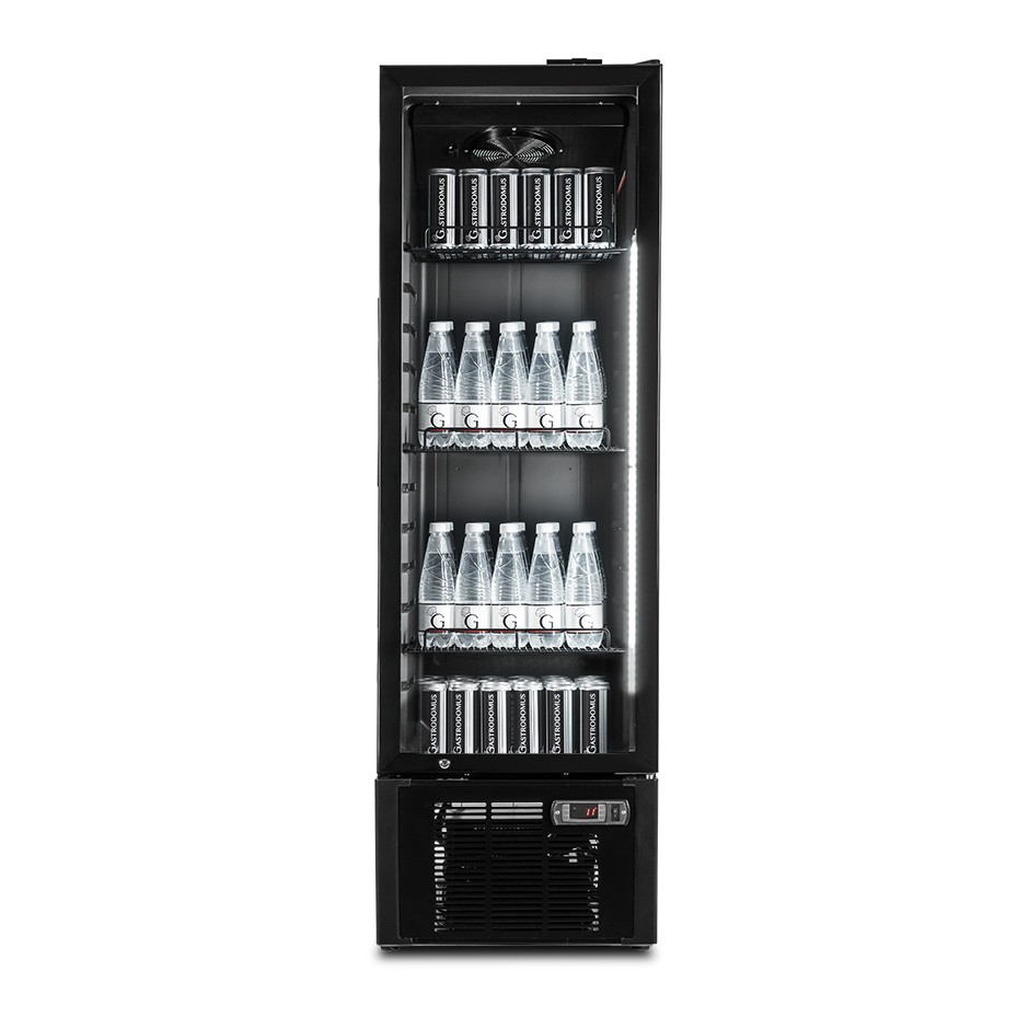 Frigo Bibite Ventilato 1 porta 258 LT 2°C/+8°C colore nero