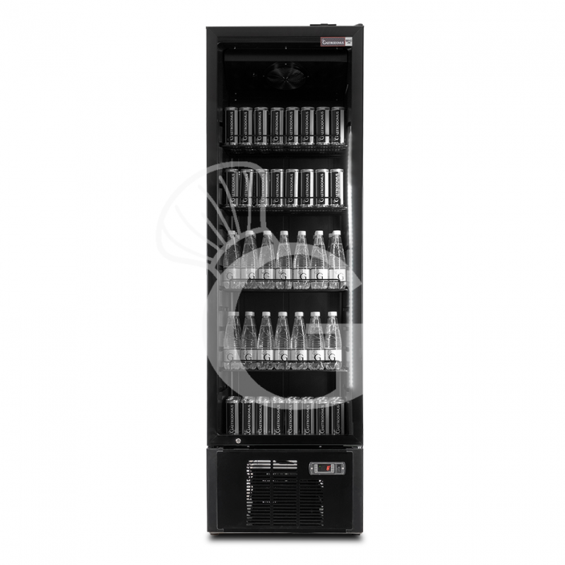 Frigo Bibite Ventilato 1 porta 357 LT 2°C/+8°C colore nero