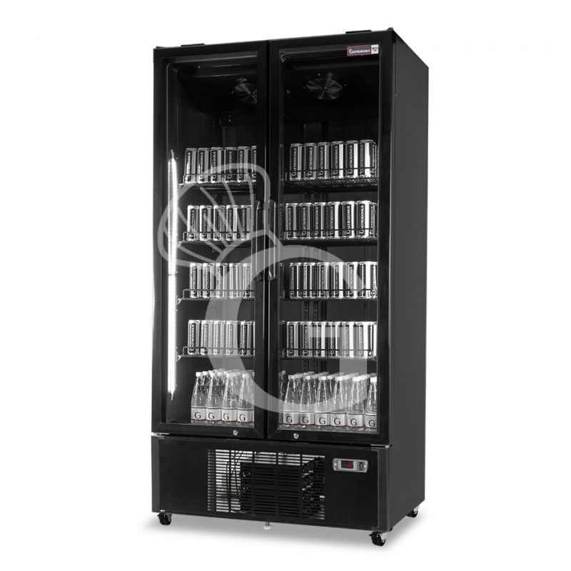 Frigo Bibite Ventilato 2 porte 751 LT 2°C/+8°C colore nero
