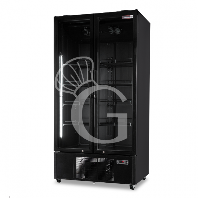 Frigo Bibite Ventilato 2 porte 751 LT 2°C/+8°C colore nero
