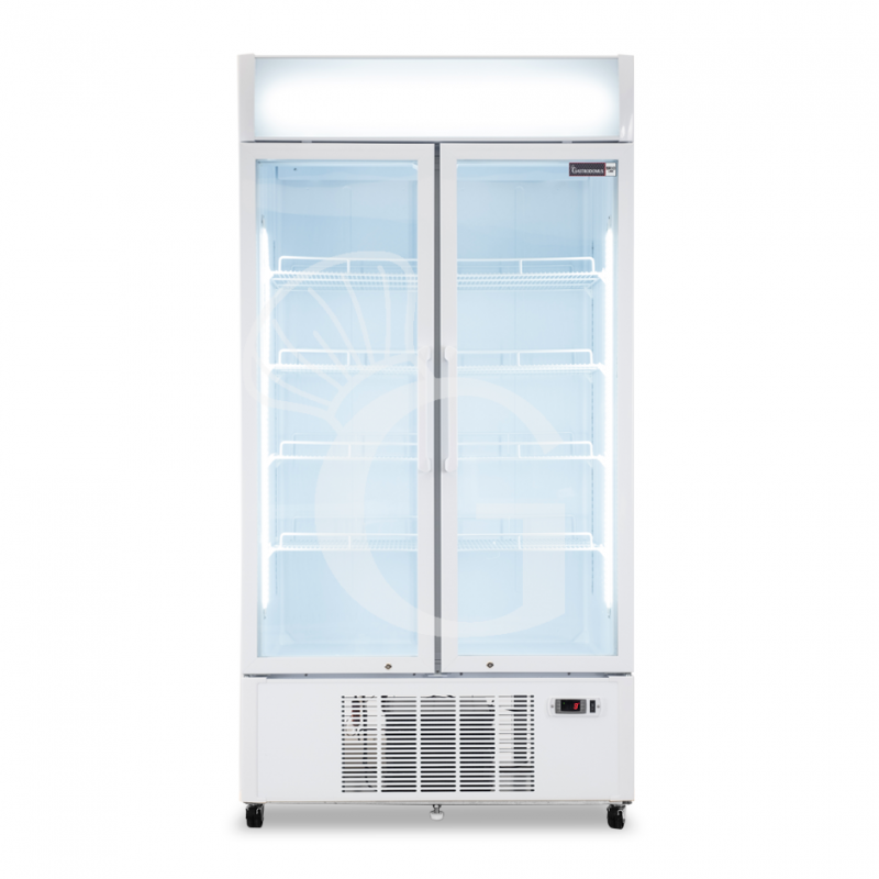 Frigo Bibite Ventilato 2 porte con Canopy 736 LT 2°C/+8°C colore bianco