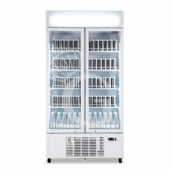 Frigo Bibite Ventilato 2 porte con Canopy 736 LT 2°C/+8°C colore bianco