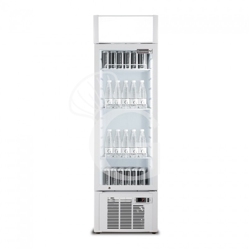 Frigo Bibite Ventilato 1 porta con Canopy 249 LT 2°C/+8°C colore bianco