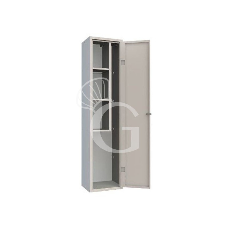 Armadio portascope monoblocco, 420x330x1800 mm colore standard RAL 7035