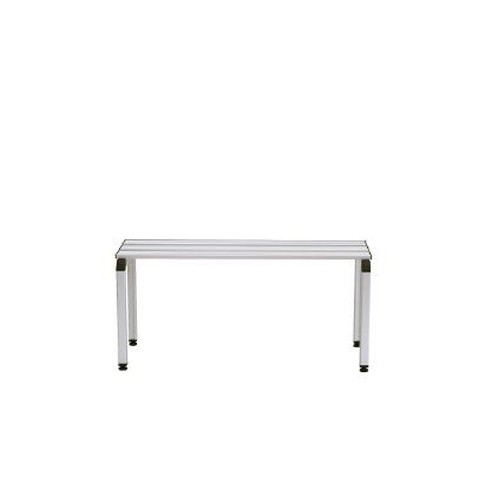 Panca in alluminio monoblocco 3 posti, 1000x410x460 mm