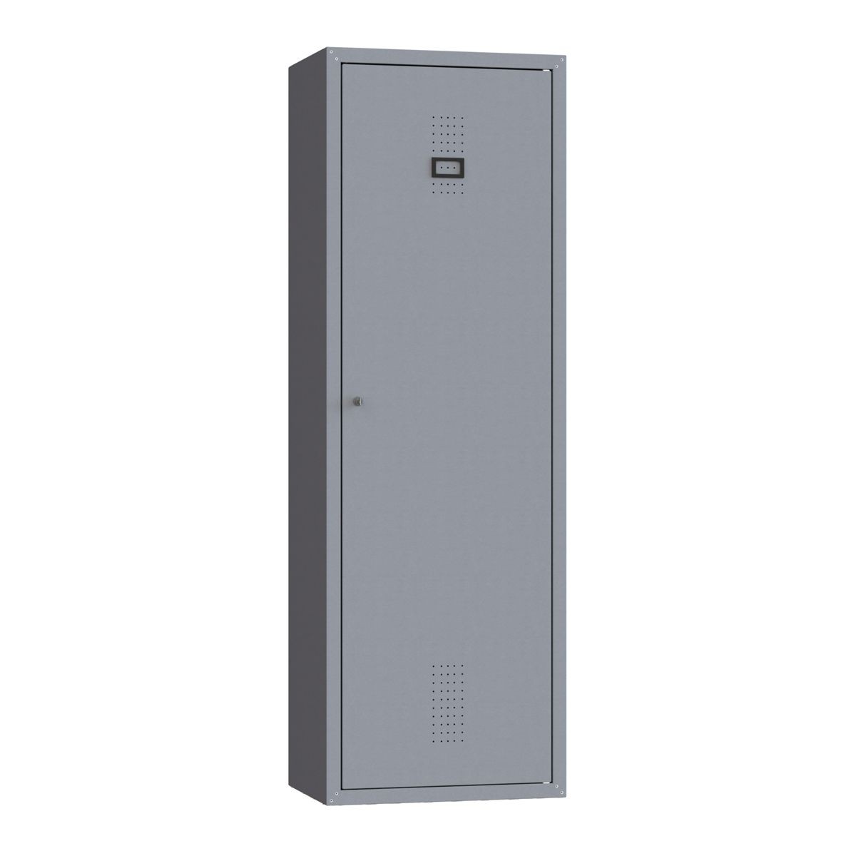 Armadio multiuso da esterno smontato, 600x400x1800 mm Colore grigio argento