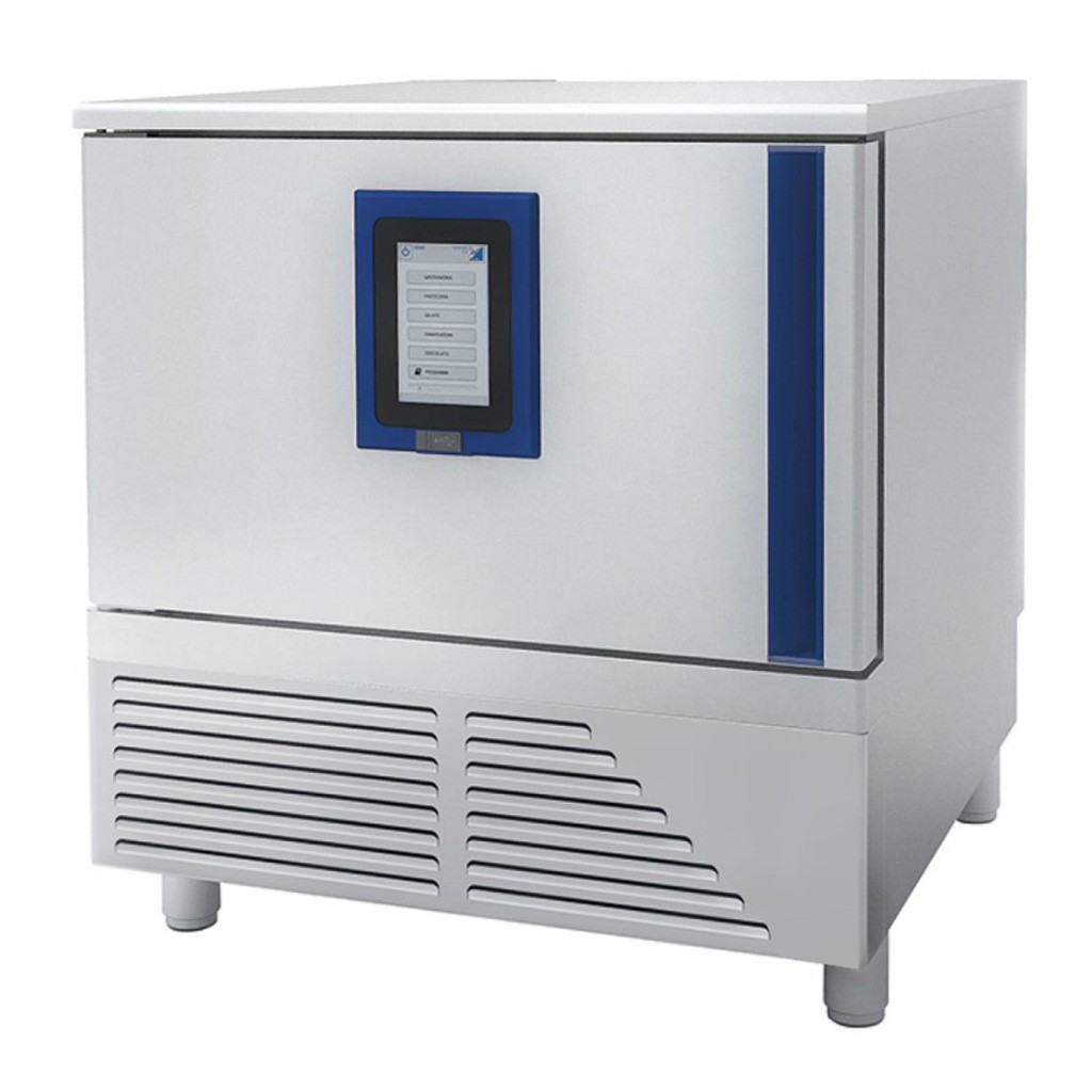 Abbattitore digitale di temperatura premium in acciaio inox - 5 GN 1/1 o 600x400 mm, -18°/+3°C - adatto per gelato