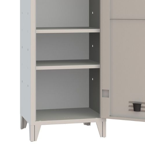 Kit 2 ripiani metallico L600xP600xH70 mm