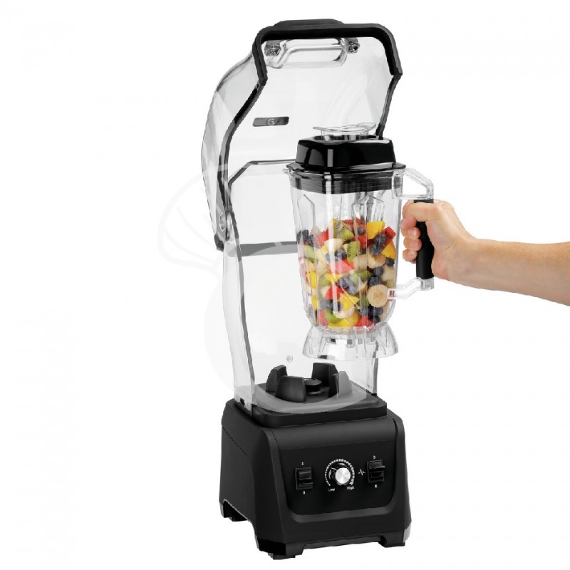 Frullatore struttura in plastica con cupola antirumore 1 bicchiere 2,8 LT, 28.000 rpm, 1,68 Kw L 240 x P 270 x H 570 mm