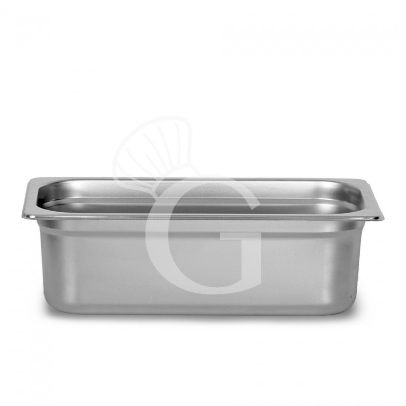 Bacinella in acciaio inox GN1/3 L 325 mm x P 176 mm x H 100 mm