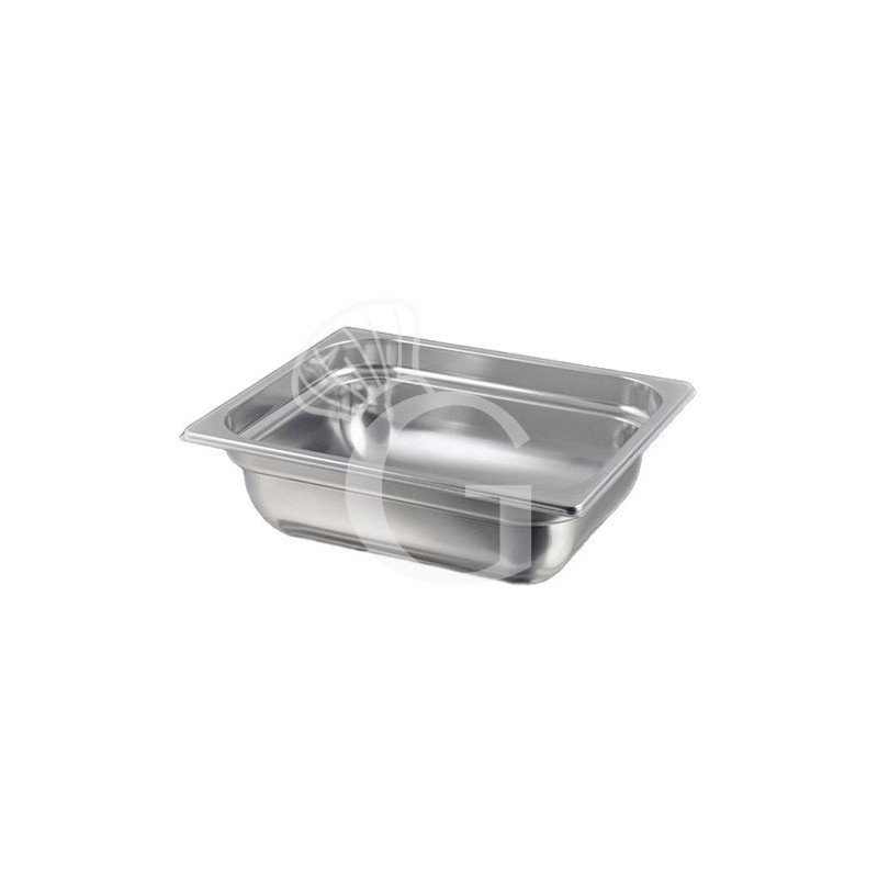Bacinella in acciaio a tenuta per sottovuoto GN1/2 L 325 mm x P 265 mm x H 100 mm Bacinella in acciaio a tenuta per sottovuoto GN1/2 L 325 mm x P 265 mm x H 100 mm