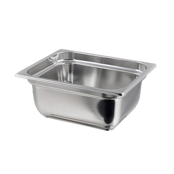 Bacinella in acciaio a tenuta per sottovuoto GN1/2 L 325 mm x P 265 mm x H 150 mm