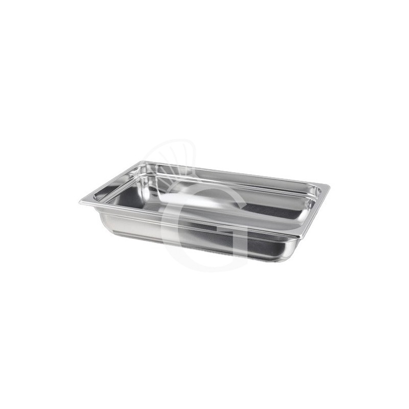 Bacinella in acciaio a tenuta sottovuoto GN 1/1 L 530 mm x P 325 mm x H 100 mm Bacinella in acciaio a tenuta sottovuoto GN 1/1 L 530 mm x P 325 mm x H 100 mm