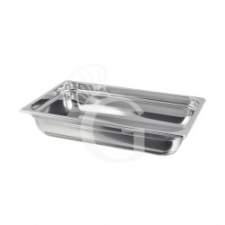 Bacinella in acciaio a tenuta sottovuoto GN 1/1 L 530 mm x P 325 mm x H 200 mm