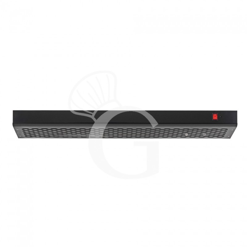 Cappa inox colore nero per forno pizza - L 1500 mm x P 1165 mm x H 120 mm Cappa inox colore nero per forno pizza - L 1500 mm x P 1165 mm x H 120 mm