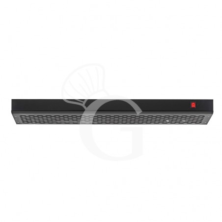 Cappa inox colore nero per forno pizza - L 1100 mm x P 1355 mm x H 120 mm Cappa inox colore nero per forno pizza - L 1100 mm x P 1355 mm x H 120 mm