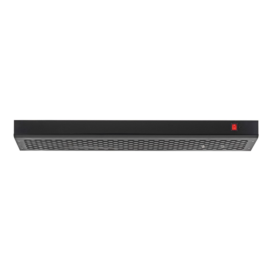Cappa inox colore nero per forno pizza - L 1000 mm x P 995 mm x H 120 mm
