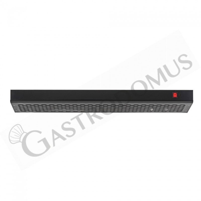 Cappa inox colore nero per forno pizza - L 1000 mm x P 1355 mm x H 120 mm Cappa inox colore nero per forno pizza - L 1000 mm x P 1355 mm x H 120 mm