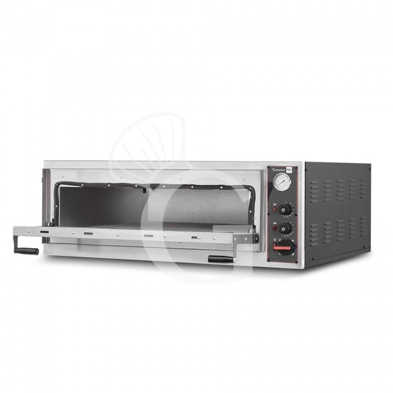 Forno Elettrico porta vetro 5 teglie 600x400 o 9 pizze diametro 350 mm 1 camera controllo meccanico