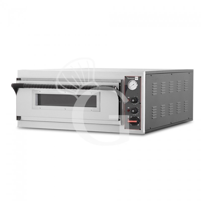 Forno Elettrico per 6 pizze diametro 350 mm 1 camera controllo meccanico 9 Kw