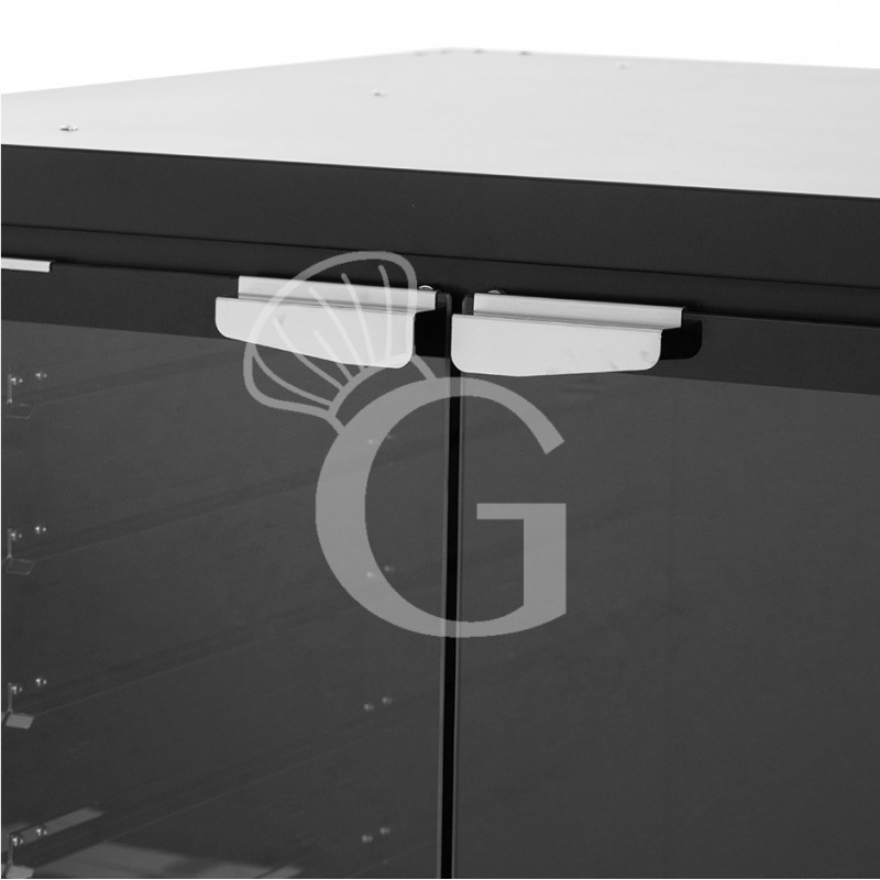 Cella di Lievitazione 12 teglie 600 x 400 mm color nero L 1100 mm x P 1205 mm x H 900 mm