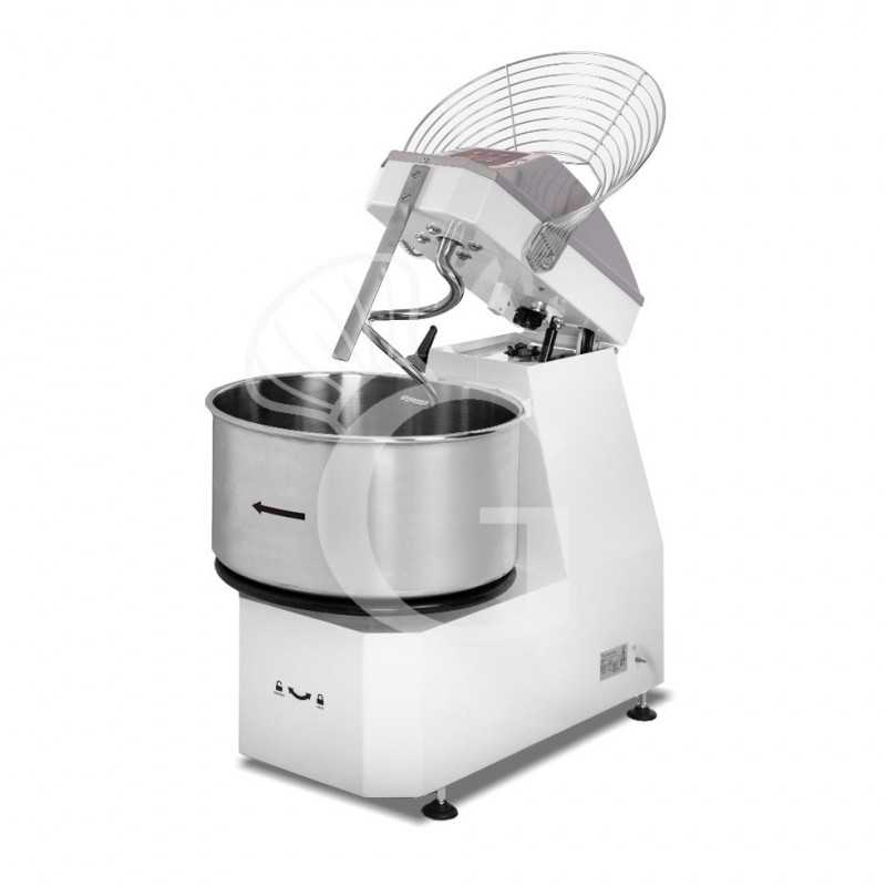 Impastatrice a spirale vasca estraibile comandi digitali - 42 LT - Trifase 230-400 V - 2 velocità