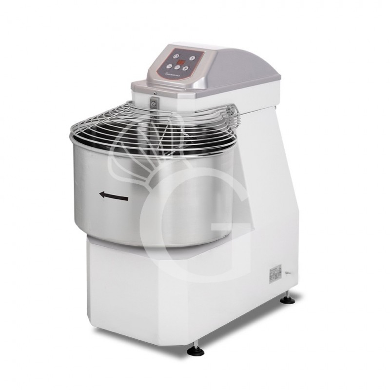 Impastatrice a spirale testa e vasca fisse comandi digitali - 42 LT - Trifase - 1 velocità