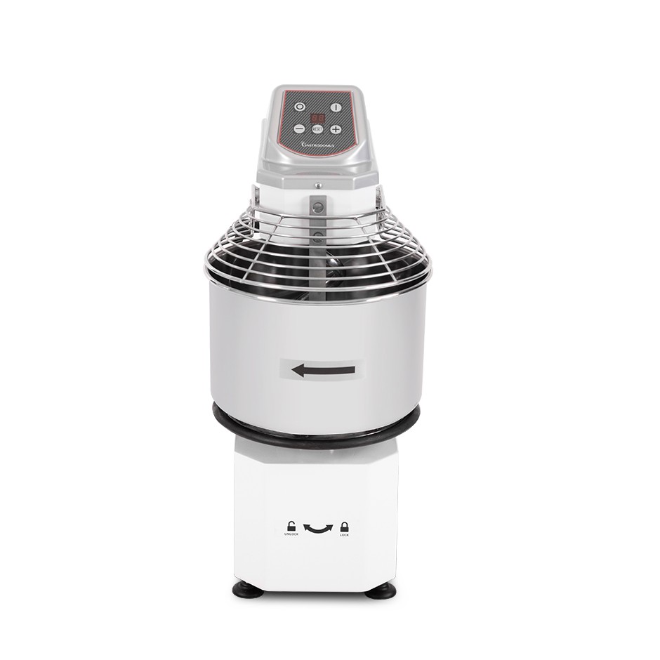Impastatrice a spirale vasca estraibile comandi digitali - 16 LT - Trifase 230-400 V - 1 velocità