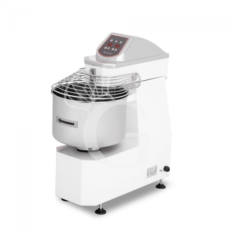 Impastatrice a spirale testa e vasca fisse comandi digitali - 16 LT - Trifase - 2 velocità
