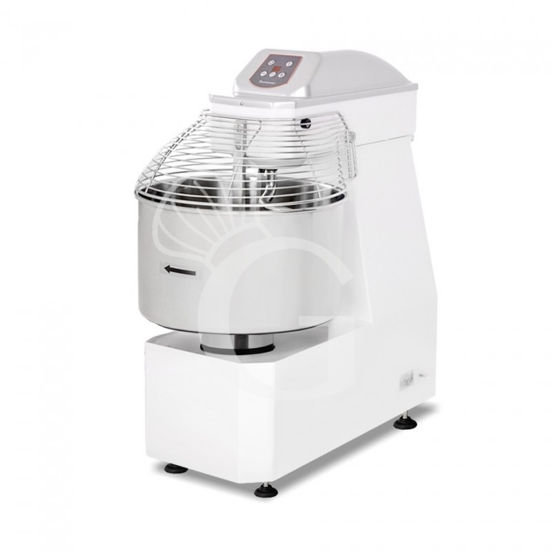 Impastatrice a spirale testa e vasca fisse comandi digitali - 62 LT - Trifase - 1 velocità
