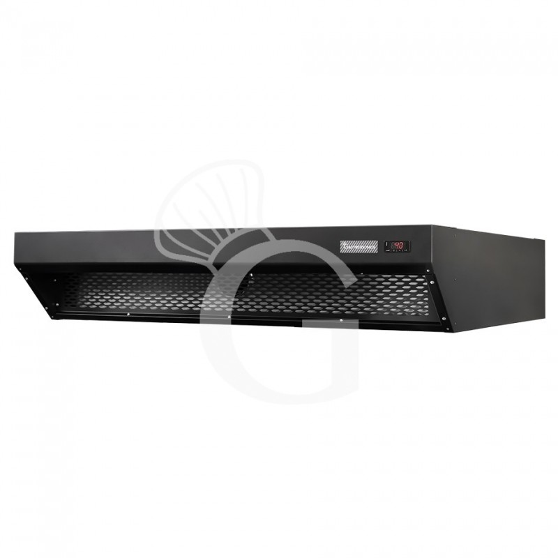 Cappa a condensazione color nero dimensioni L1000 mm x P 1045,5 mm x H 310 mm